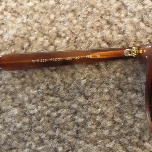 PRADA light brown polarized sunglasses with case